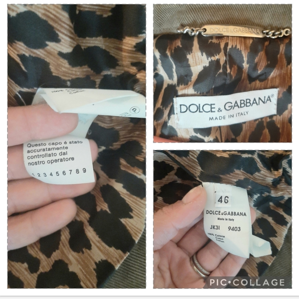 SOLD-Dolce & Gabbana Jacket - Picture 4 of 7